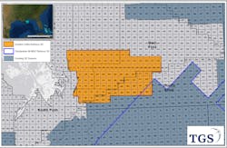 TGS says that it has launched the Declaration Refocus next generation M-WAZ imaging program to provide enhanced imaging and greater illumination of prospectivity in the in the Mississippi Canyon area of the US Gulf of Mexico. TGS says that it has launched the Declaration Refocus next generation M-WAZ imaging program to provide enhanced imaging and greater illumination of prospectivity in the in the Mississippi Canyon area of the US Gulf of Mexico.