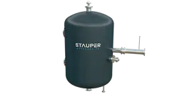 The Stauper CFU removes oil, gas and solids from the produced water, has no moving parts, and requires no external power and minimal maintenance.