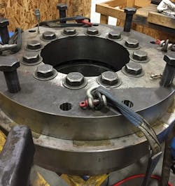 The ring test rig. The ring test rig.