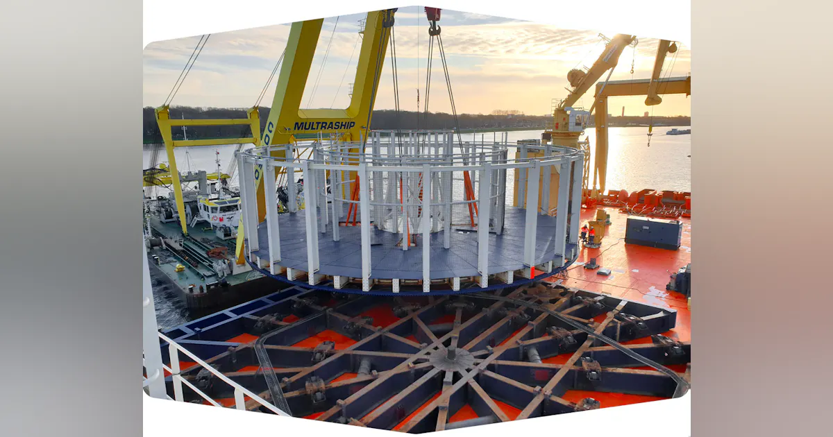 Modified carousel fitted to Normand Clipper | Offshore Magazine