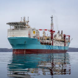 The FPSO Aoka Mizu is performing an extended production test on the Lancaster oilfield.