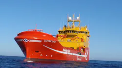 The platform supply vessel Viking Lady was built in 2009.