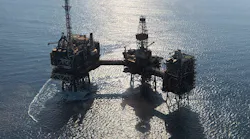 The Bruce platform in the UK central North Sea.