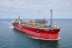 Tortue Phase 2 involves the drilling and tieback of four producer wells to the FPSO BW Adolo.