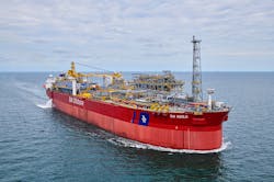 The second well, DTM-4H, is tied back to the FPSO BW Adolo offshore Gabon. The second well, DTM-4H, is tied back to the FPSO BW Adolo offshore Gabon.