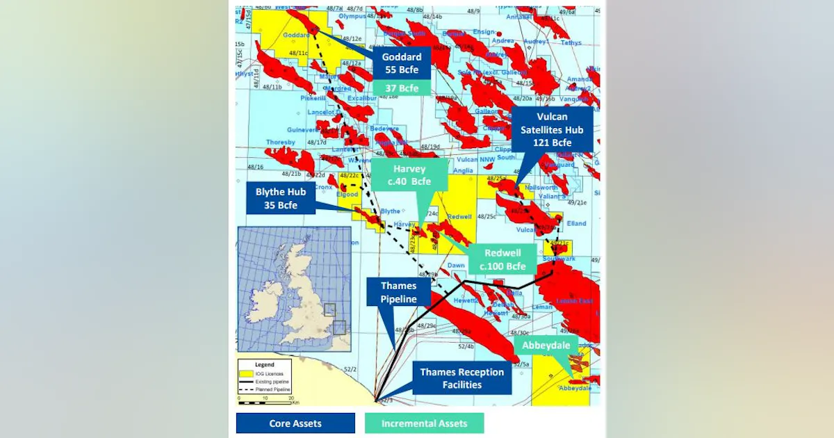 Oil Rig Map Uk Business as usual for Independent Oil and Gas’ North Sea gas hubs ...