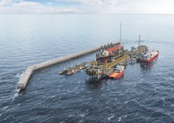 The Greater Tortue/Ahmeyim LNG project is on the maritime border of Mauritania and Senegal. The Greater Tortue/Ahmeyim LNG project is on the maritime border of Mauritania and Senegal.