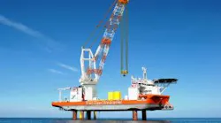 Fred. Olsen Windcarrier is upgrading one of its jackup vessels with a 1,600-metric ton leg encircling crane to make it capable of installing foundations and all known next generation offshore wind turbines.
