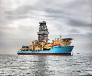 The drillship Maersk Venturer