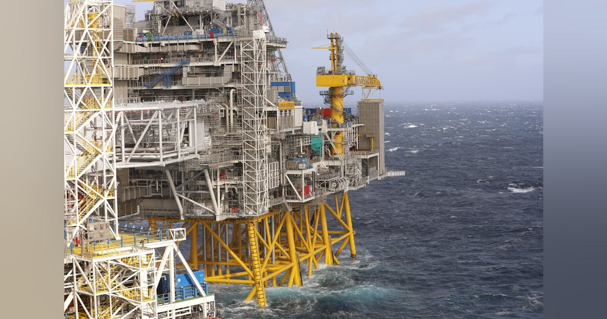 Norwegian North Sea Johan Sverdrup Phase 1 builds to peak production ...