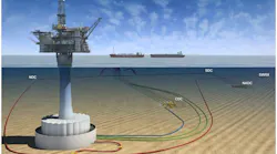 The West White Rose project is being developed with a fixed wellhead platform consisting of a concrete gravity structure and an integrated topsides tied back to the SeaRose FPSO via subsea infrastructure.