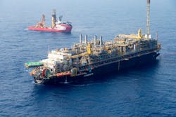 The P-75, the second FPSO to come onstream at the field.