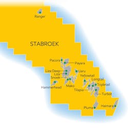 ExxonMobil, Hess, and CNOOC have made 16 discoveries in the Stabroek block offshore Guyana.