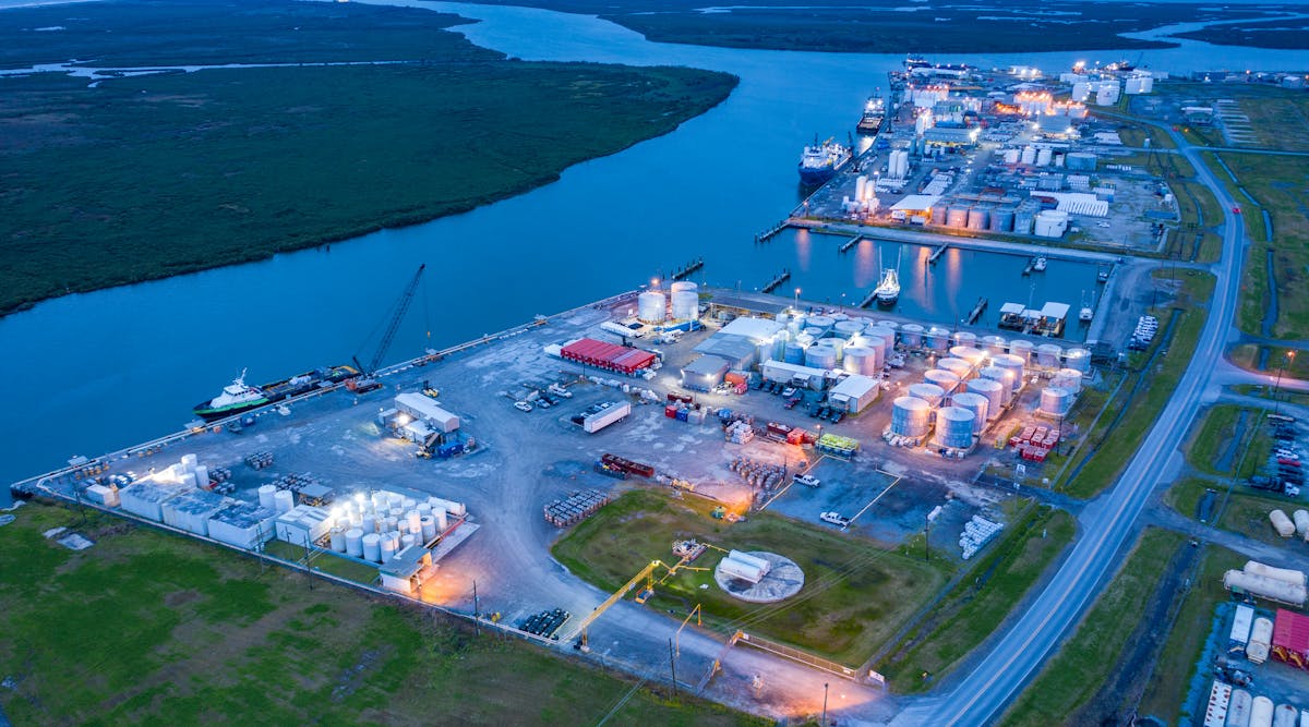 From its facility in Port Fourchon, TETRA delivers CBFs, specialty fluid blends, and chemical additives, as well as a range of lube oils and drilling fluids.