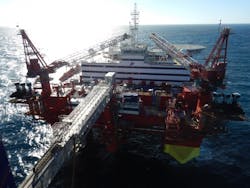 The Floatel Endurance is a semisubmersible accommodation and construction support vessel. The Floatel Endurance is a semisubmersible accommodation and construction support vessel.