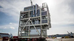 The 740-metric ton topsides module for the Nova field in the Norwegian North Sea.