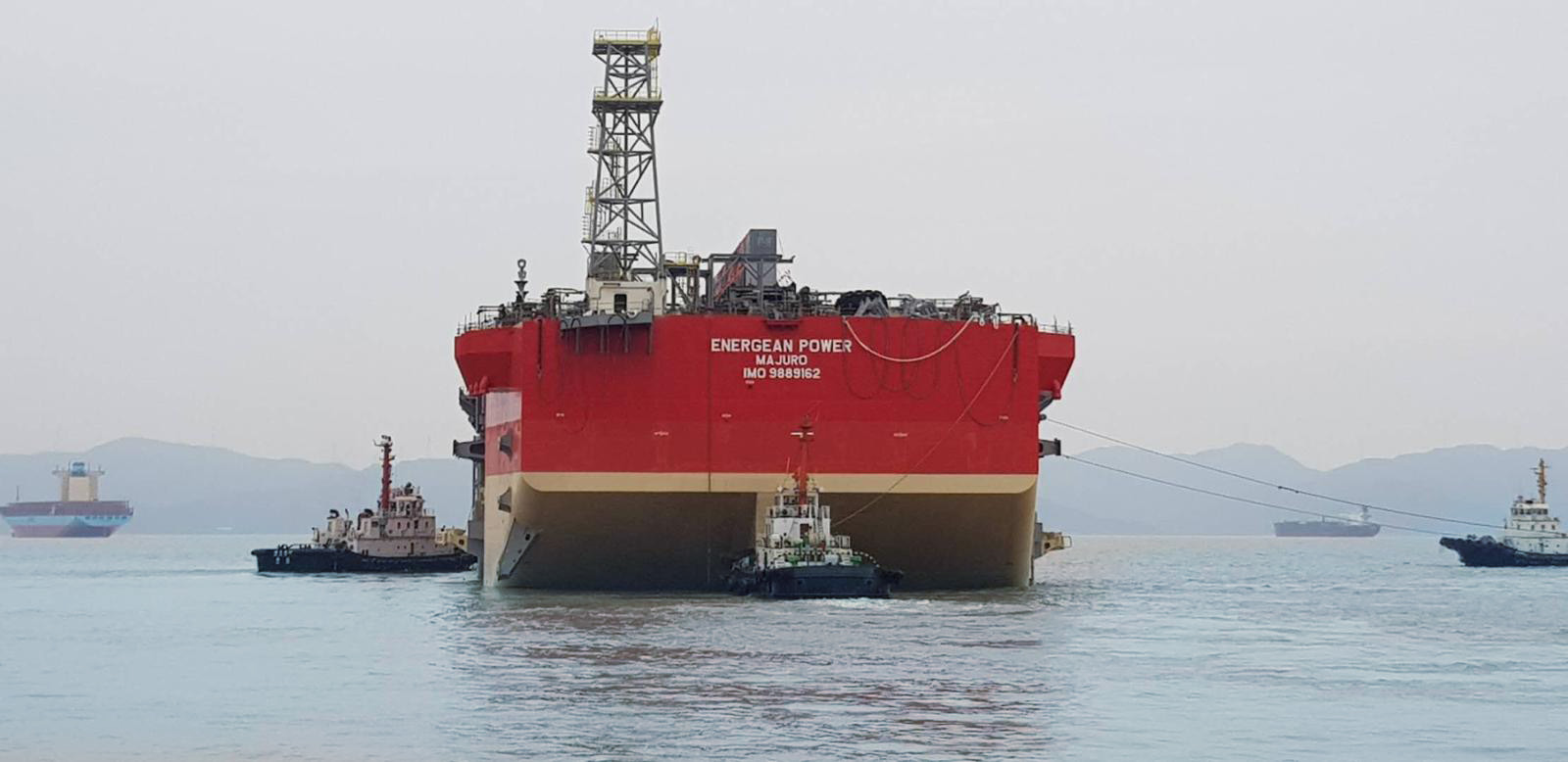 The hull of the FPSO Energean Power.
