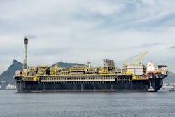 The FPSO P-70 will produce oil from the Atapu field in the presalt Santos basin.