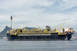 The FPSO P-70 will produce oil from the Atapu field in the presalt Santos basin. The FPSO P-70 will produce oil from the Atapu field in the presalt Santos basin.