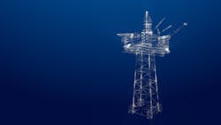 The Ringhorne field in the North Sea. The Ringhorne field in the North Sea.