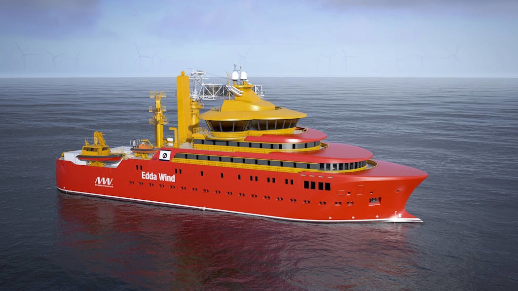 MHI Vestas has chartered a service operation vessel.