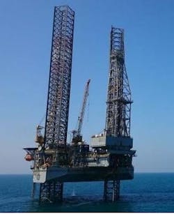 The jackup Shelf Drilling Mentor is under contract with Dubai Petroleum. The jackup Shelf Drilling Mentor is under contract with Dubai Petroleum.