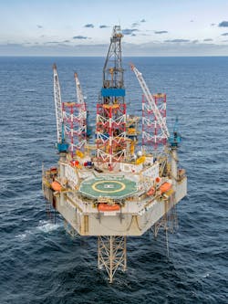 The drilling contractor has warm stacked the jackup Noble Sam Hartley. The drilling contractor has warm stacked the jackup Noble Sam Hartley.