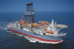 The deepwater drillship Pacific Khamsin drilled the Monument discovery well to a TD of 33,348 ft (10,164 m).