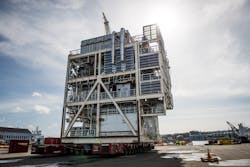 The topsides module for Wintershall Dea's Nova field. The topsides module for Wintershall Dea's Nova field.