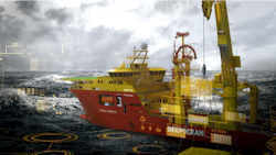 The Norwegian offshore construction vessel Edda Freya was commissioned in 2016 and features Siemens&rsquo; BlueDrive PlusC DC power grid, coupled with an energy storage solution from Corvus Energy.