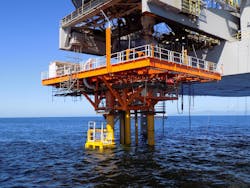 The Sea Swift conductor supported platform for DeNovo’s Iguana gas field offshore Trinidad and Tobago. The Sea Swift conductor supported platform for DeNovo’s Iguana gas field offshore Trinidad and Tobago.