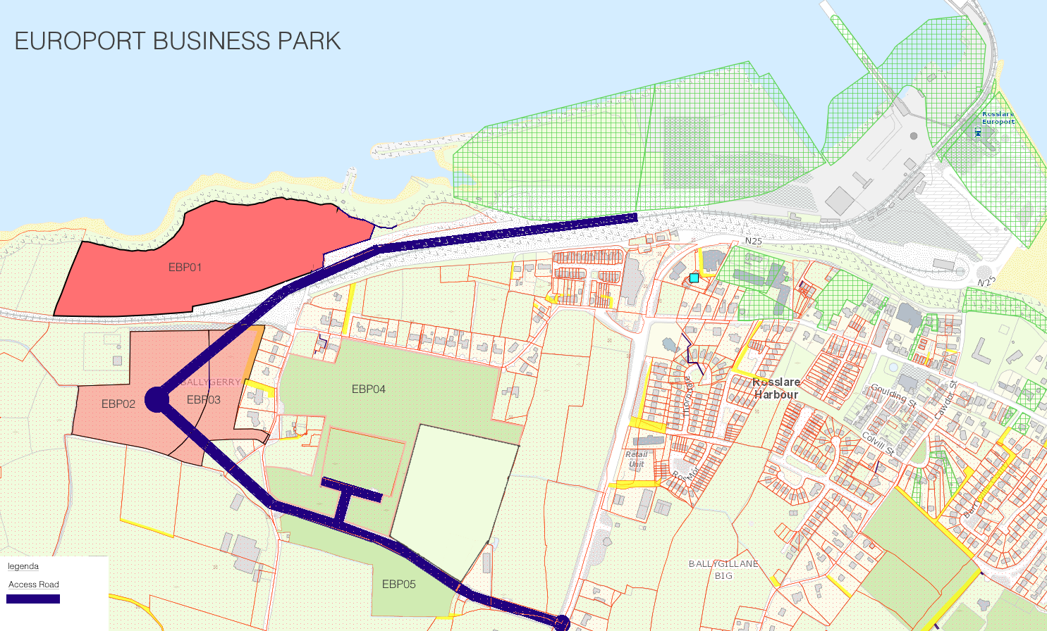 Europort Business Park at the port of Rosslare.