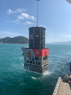 The Perry XLX-C ROV in Vietnam. The Perry XLX-C ROV in Vietnam.