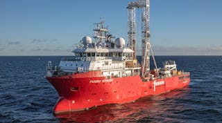 The geotechnical drilling vessel Fugro Voyager will be deployed for the downhole phase.
