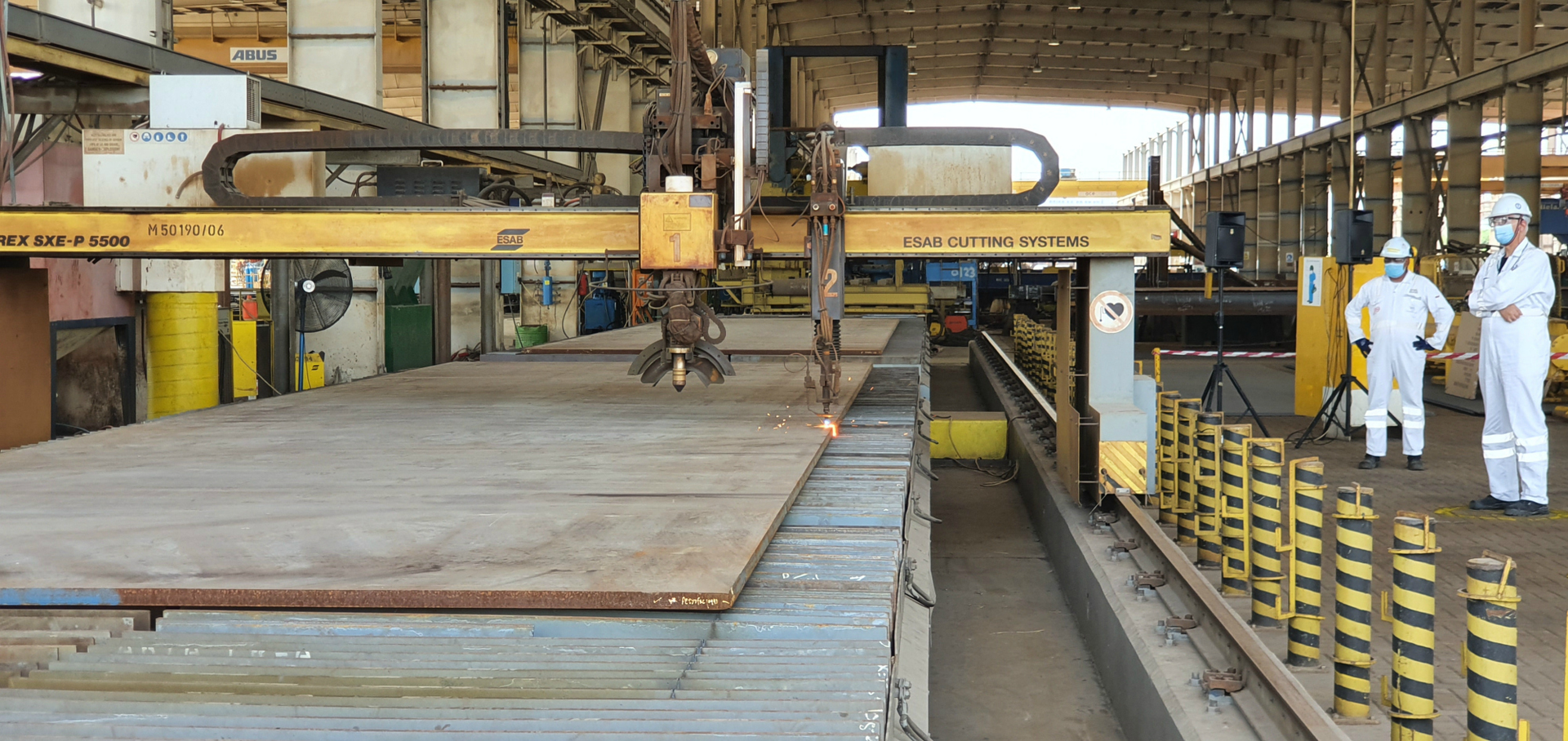 Steel cutting for the Hollandse Kust Zuid Beta.