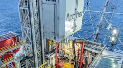 The modular rig Archer Topaz installed on Equinor’s Heimdal platform.