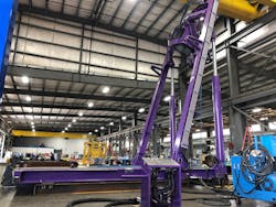 The Logan A-frame is a heavy weather, work class ROV launching system. The Logan A-frame is a heavy weather, work class ROV launching system.