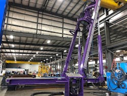 The Logan A-frame is a heavy weather, work class ROV launching system. The Logan A-frame is a heavy weather, work class ROV launching system.