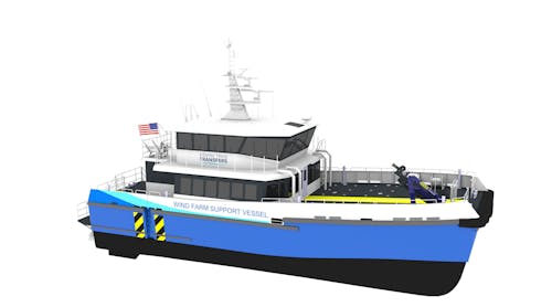 Offshore wind support vessel.