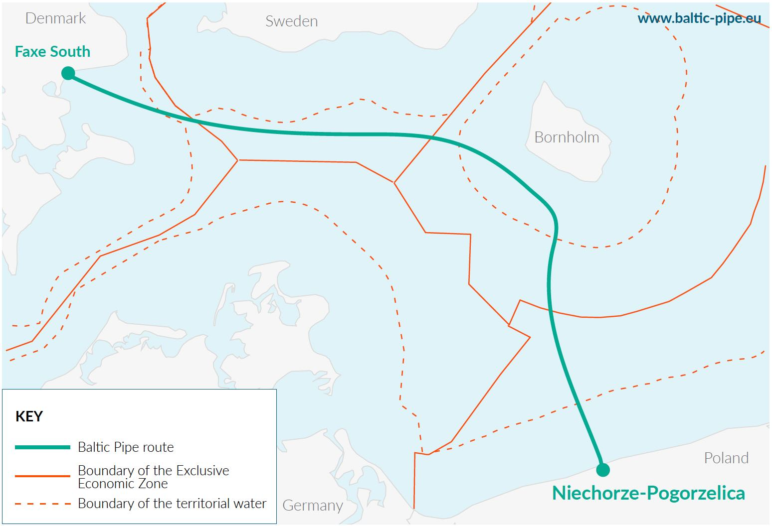 Baltic Pipe route.
