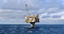 The Draugen platform in the Norwegian Sea. The Draugen platform in the Norwegian Sea.
