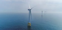 The 714-MW East Anglia ONE offshore wind farm includes 102 turbines. The 714-MW East Anglia ONE offshore wind farm includes 102 turbines.