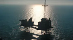 ETAP (Eastern Trough Area Project) platform in the UK central North Sea.