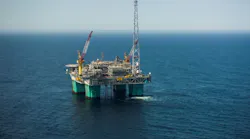 The Gjøa semisubmersible platform in the Norwegian North Sea.