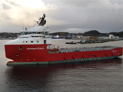 The platform supply vessel Normand Sitella.