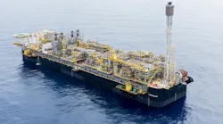 The FPSO P-68 operates at the Berbigão field in the presalt Santos basin offshore Brazil.