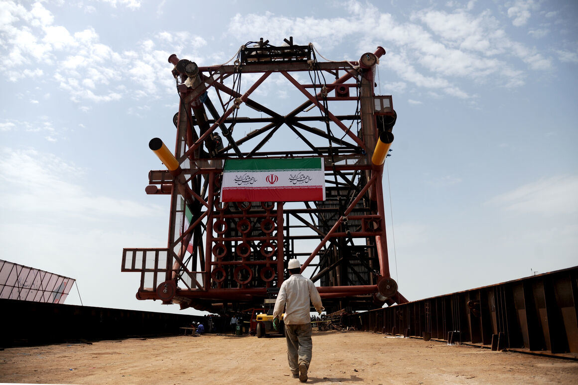 South Pars 11 Platform B jacket.