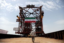 South Pars 11 Platform B jacket. South Pars 11 Platform B jacket.