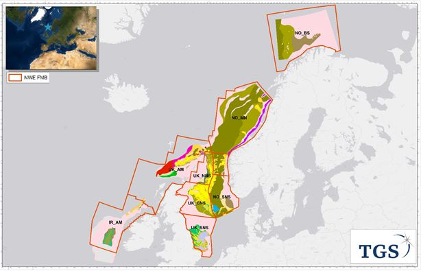 Facies Map Browser covering Northwest Europe and the Barents Sea.