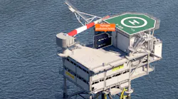 Planned location of the PosHYdon pilot plant on the Q13a platform.